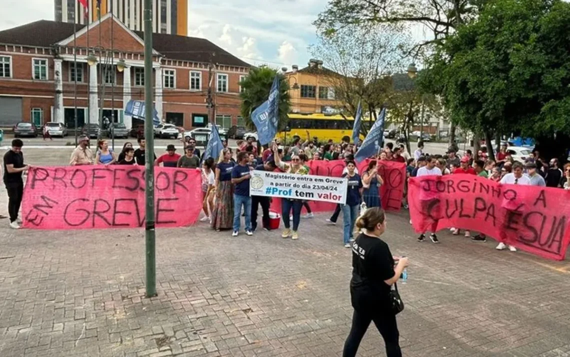 greve, paralisações escolares, greve escolar;