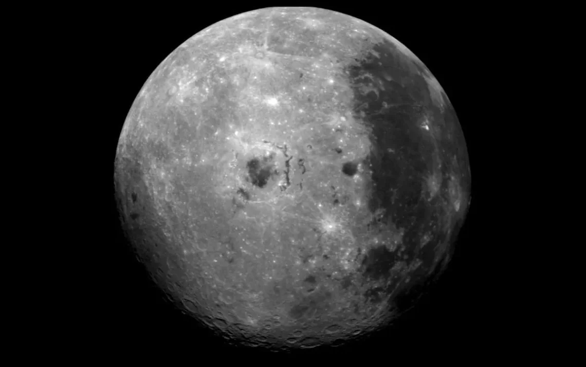 lune, lunar, superfície;