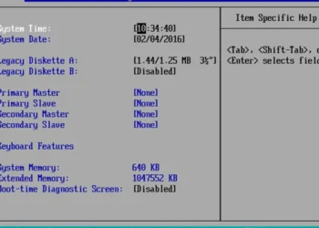 configuração, inicial, sistema, firmware