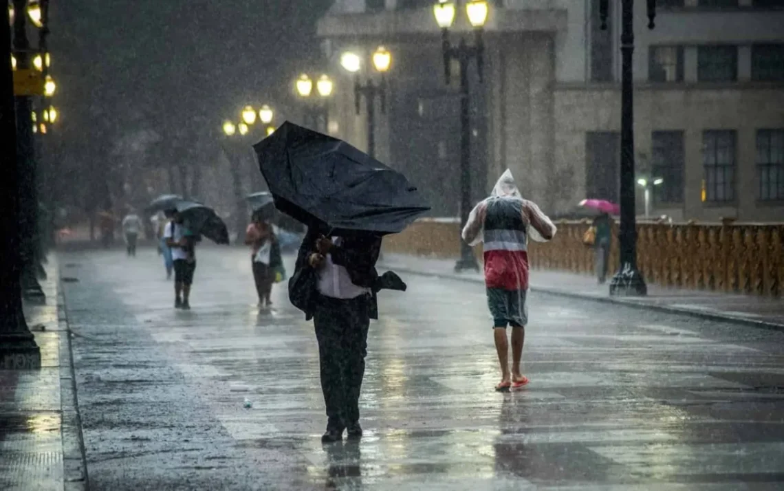 tempestades, temporais, precipitação, nebulosidade, instabilidade;