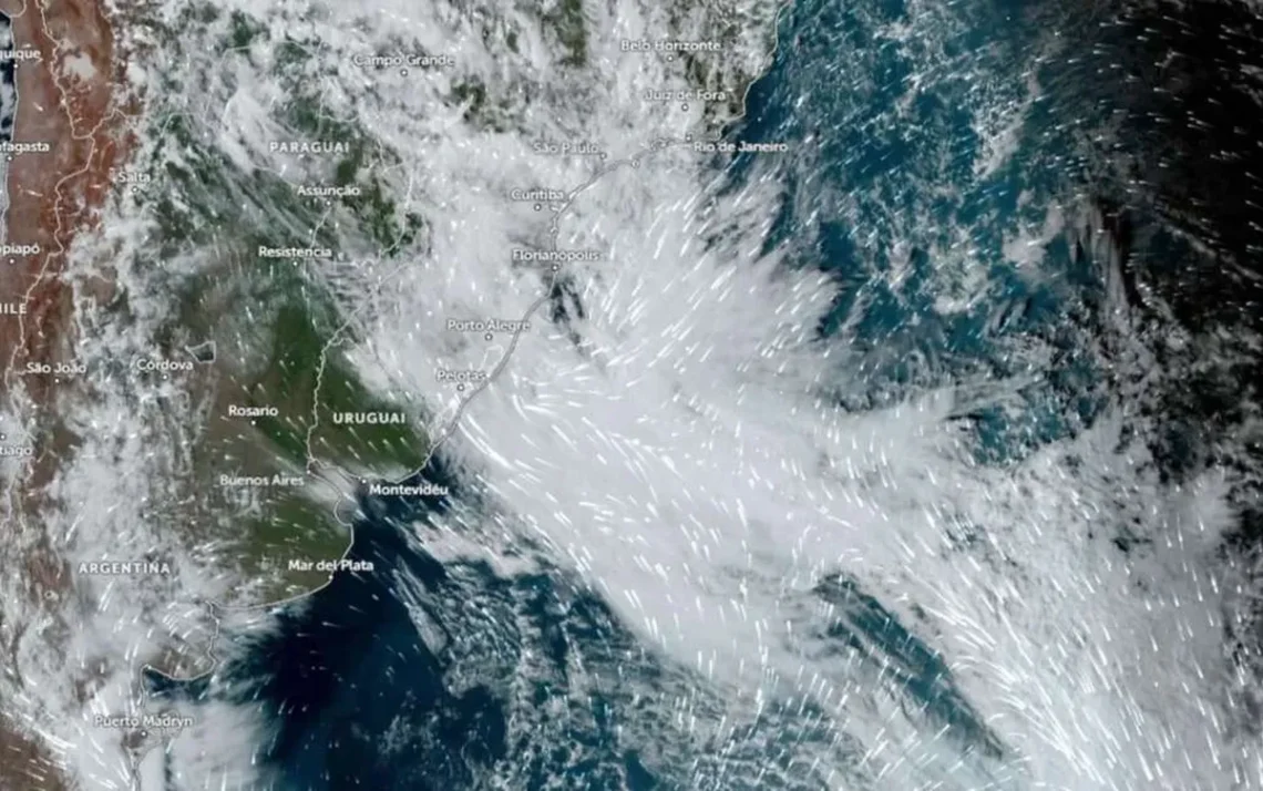 ciclone-bomba, frente-fria, chuva-intensa;