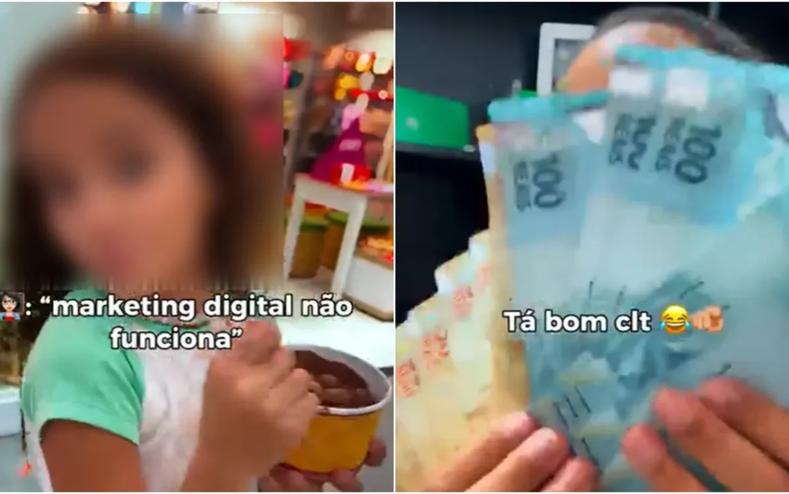 Menores desdenham da educação e dizem ganhar muito dinheiro vendendo cursos Criança que recebeu um kit por ter faturado R$ 100 mil na Kiwify. — Foto: Reprodução/Instagram Cakto também enviou espumante para a mesma menina que recebeu da Kiwify. — Foto: Reprodução/Instagram Adolescente abre kit com espumando enviado pela empresa Kiwify — Foto: Reprodução/Instagram Criança usa tom irônico nos conteúdos publicado nas redes sociais — Foto: Reprodução/Instagram - Todos os direitos: © G1 - Tecnologia