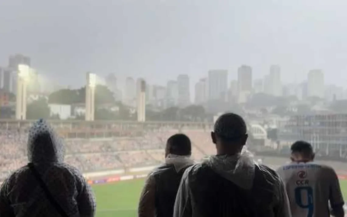 Veja os bastidores de como ficou a Mercado Livre Arena Pacaembu após a reforma Veja projeto em 3D do estádio do Pacaembu Forte chuva transforma setor do Pacaembu em "piscina" - Todos os direitos: © GE - Globo Esportes