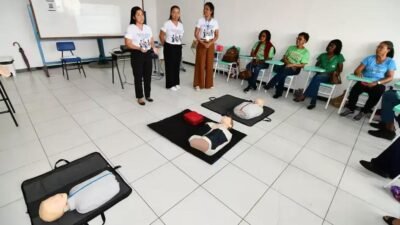 Agentes comunitários de saúde de Alagoinhas recebem formação em primeiros socorros