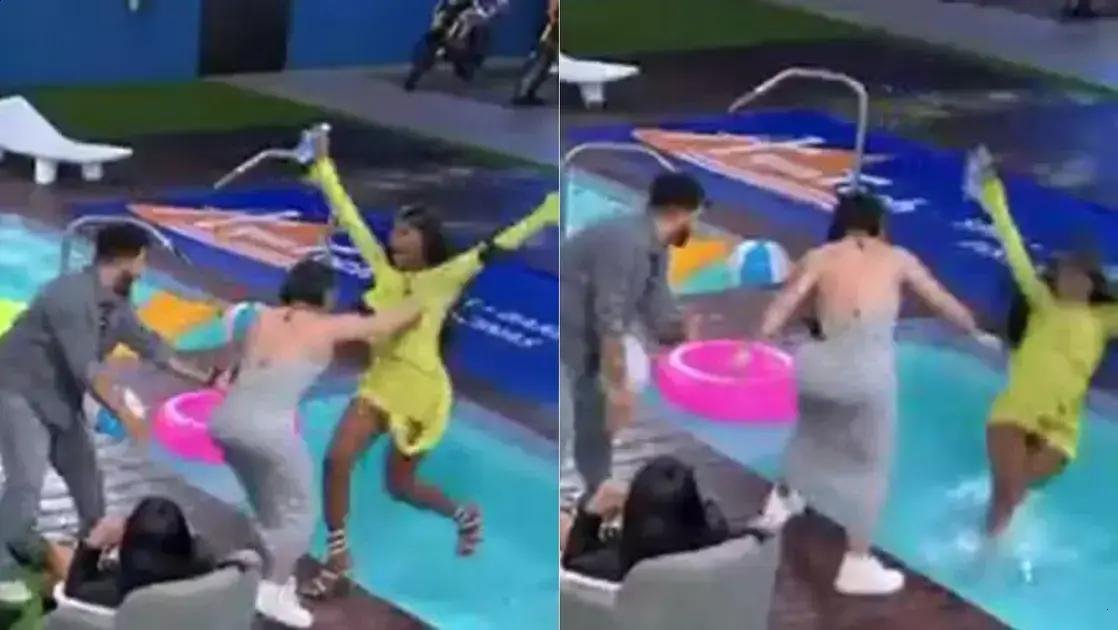 Briga em reality provoca acidente e participante desmaia na piscina