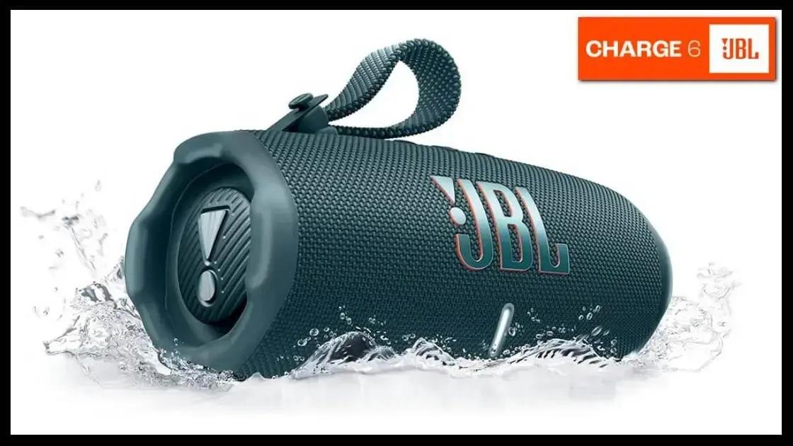 Economize até 45% na caixa de som JBL Charge 6 nesta Black Friday
