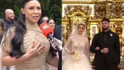 Emoção no casamento de José Alexandre e Giovanna Alves