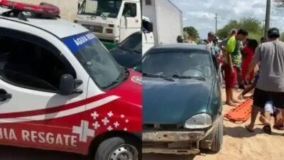 Homem é arremessado de carro após capotamento na BA-411 na Bahia