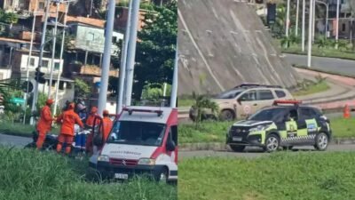 Homem morre em acidente de moto ao colidir com poste em Salvador