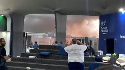 Incêndio atinge pavilhões da COP30 em Belém, mas atividades seguem normais