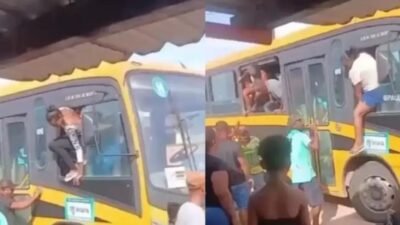 Incêndio em ônibus na Bahia faz passageiros fugirem por janelas