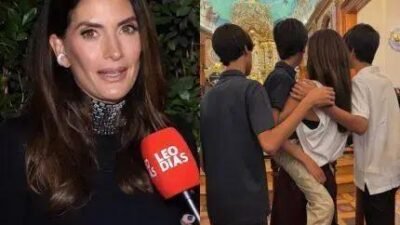 Isabella Fiorentino preserva a privacidade dos trigêmeos e fala de Lorenzo