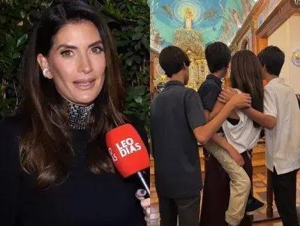 Isabella Fiorentino preserva a privacidade dos trigêmeos e fala de Lorenzo