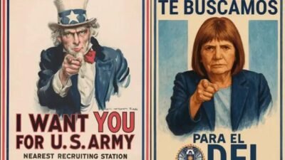 Ministra argentina inspira concurso policial com referência ao Tio Sam