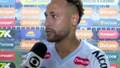Neymar desabafa sobre crítica e lesão após vitória do Santos
