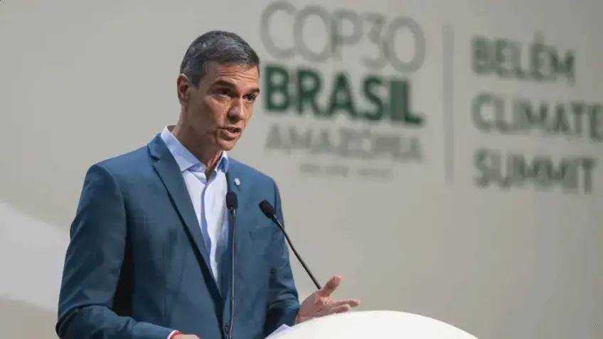 Presidente da Espanha elogia liderança do Brasil na COP30 em discurso inspirador