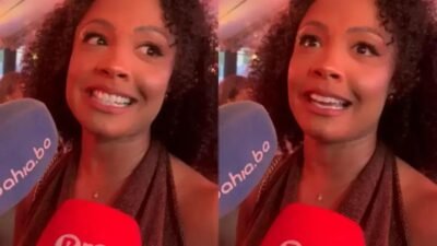 Rafaela Moreira enfrenta chuva e vai a show de Leo Santana em Salvador