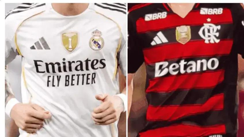 Real Madrid é líder de vendas de camisas; Flamengo figura em 8º lugar