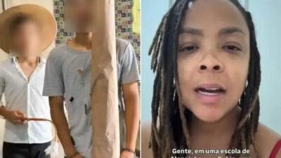 Revolta na Bahia: aluno negro amarrado em apresentação escolar gera polêmica