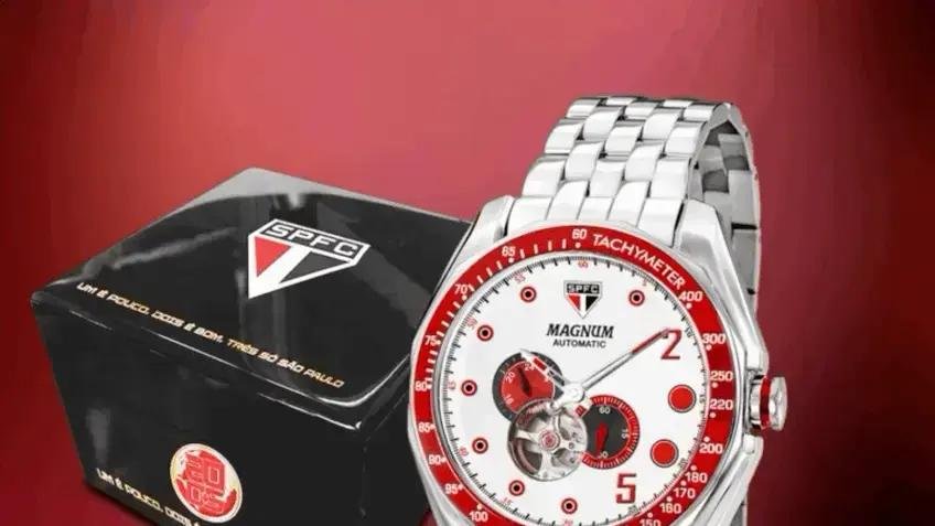 São Paulo FC celebra 20 anos com lançamento de relógio especial