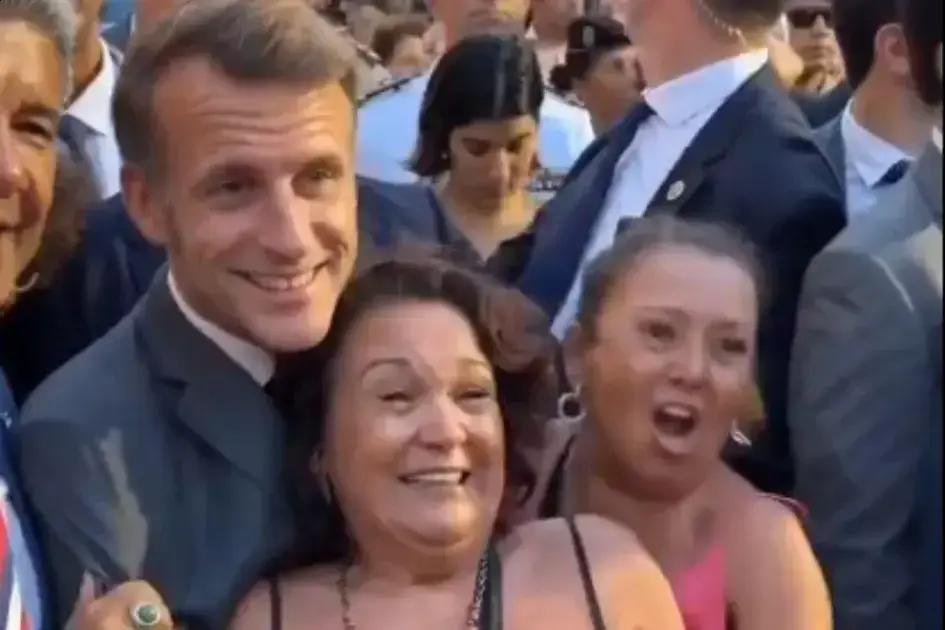 Visita emocionante de Emmanuel Macron ao Brasil gera reações nas redes sociais