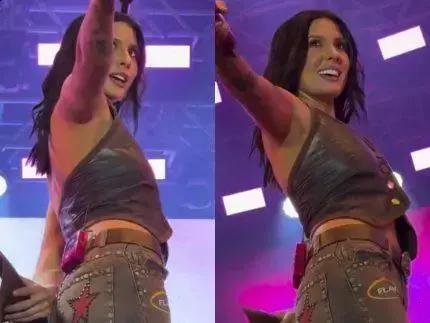 Ana Castela se apresenta em meio à separação de Zé Felipe em Torres