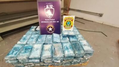 Apreensão de 1,2 tonelada de cocaína no Aeroporto de Confins