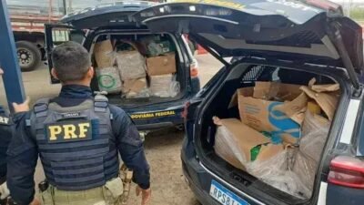 Apreensão de 340 kg de drogas em caminhão na BR-116 em Feira de Santana