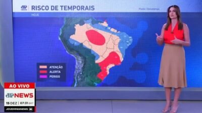Brasil enfrenta instabilidades climáticas com chegada da fronte fria