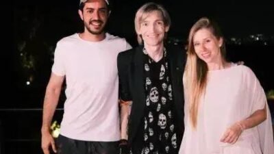 Cela Lopes celebra namoro com show privado da banda The Calling