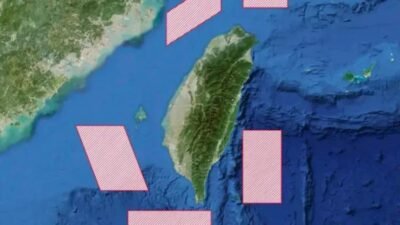 China inicia teste militar em larga escala em torno de Taiwan