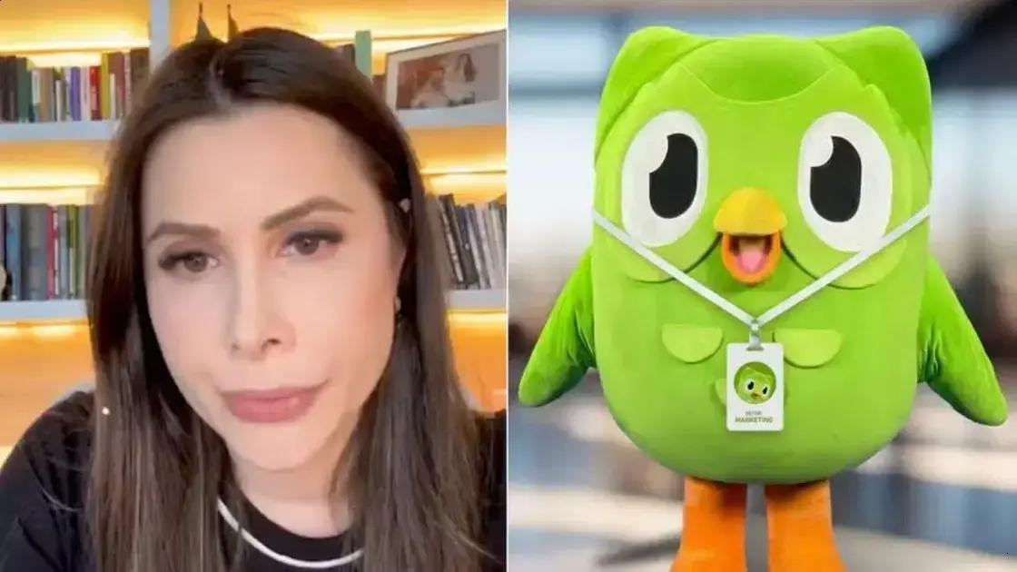 Deputada critica Duolingo por introduzir pauta LGBT em exercícios infantis