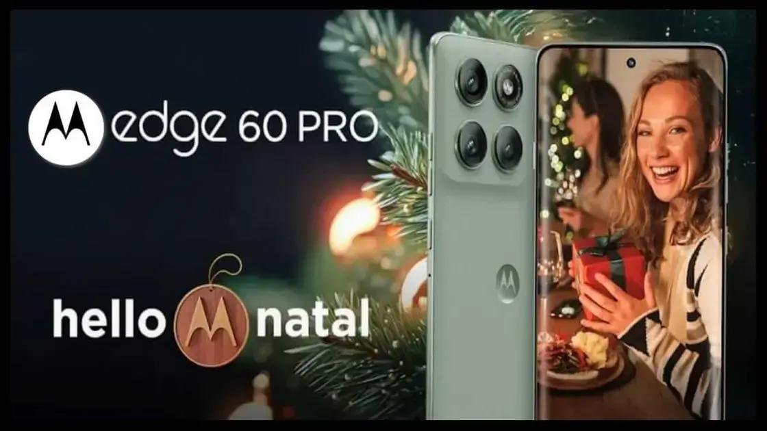 Descontos imperdíveis no Motorola Edge 60 Pro neste Natal!