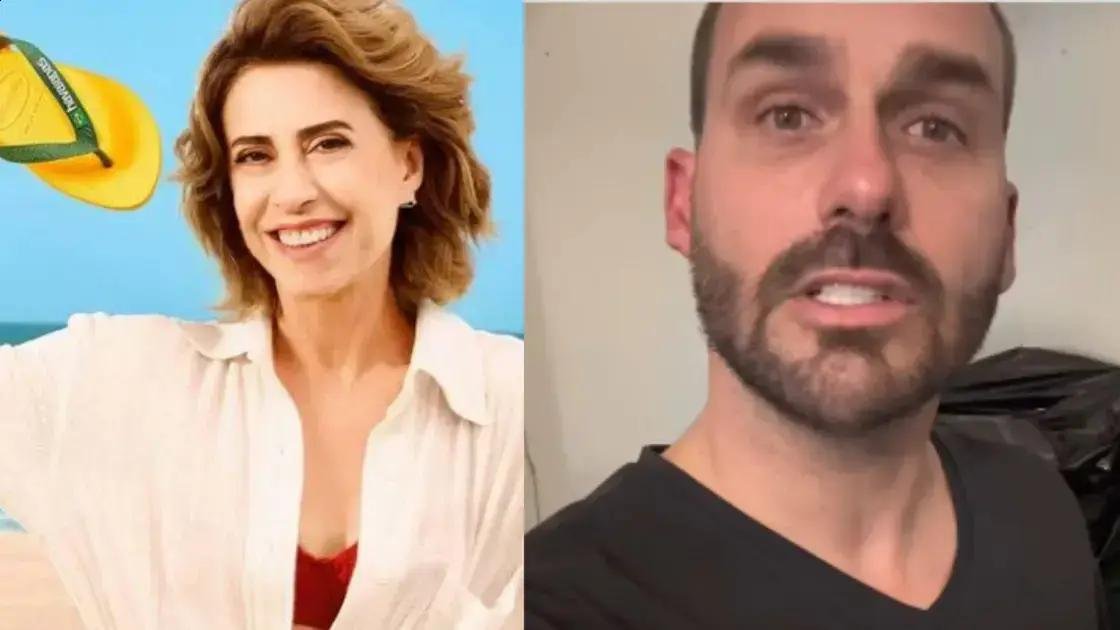 Eduardo Bolsonaro critica Havaianas e gera polêmica nas redes sociais