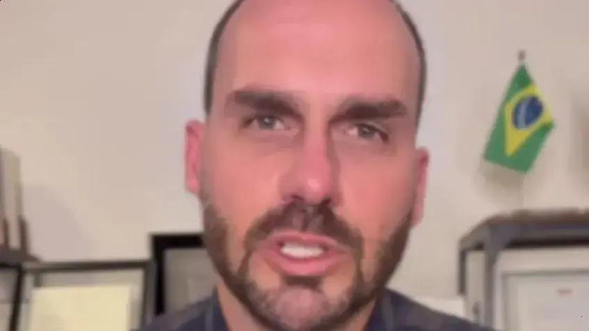 Eduardo Bolsonaro se pronuncia após cassação de mandato na Câmara
