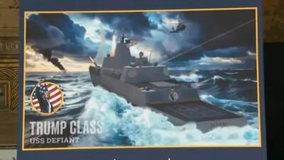 EUA anunciaram construção de navios de guerra da classe Trump