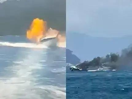 Explosão de lancha em Angra dos Reis causa ferimentos em cinco pessoas