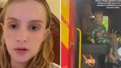 Família de Isa Scherer passa por momento de pânico após incêndio em Florianópolis
