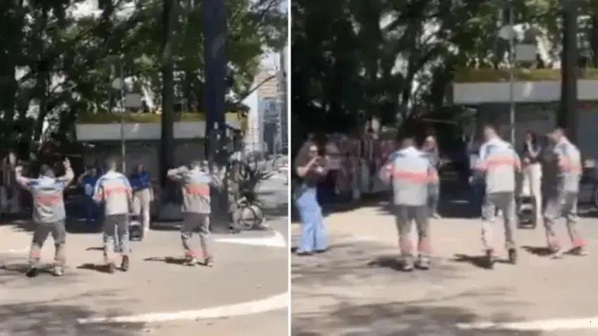 Funcionários da Enel gravam dança em meio a apagão em SP