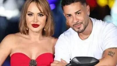 Gaby Spanic celebra aniversário com Carlinhos Maia no Rancho do Maia