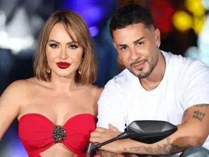 Gaby Spanic celebra aniversário com Carlinhos Maia no Rancho do Maia