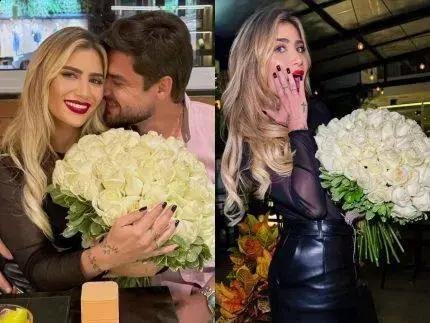 Jéssica Beatriz Costa assume namoro com Michel Brito em fotos românticas