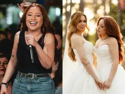 Mari Fernandez celebra um ano de conquistas e amor com Júlia Ribeiro