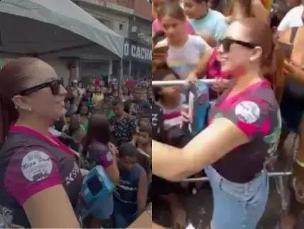 Mari Fernandez traz alegria e solidariedade na Vila Maria neste Natal