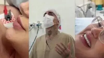 MC Guimê e Fernanda Stroschein celebram o nascimento da filha Yarin