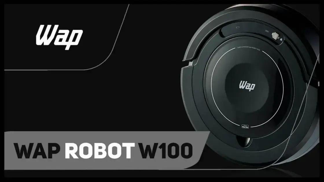 Oferta relâmpago: 57% de desconto no robô aspirador da WAP