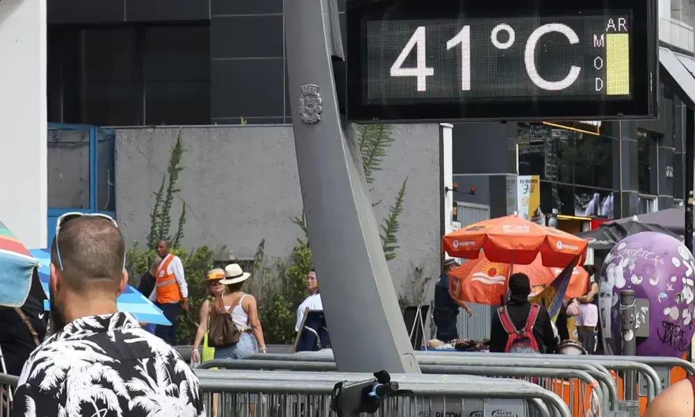 Onda de calor em São Paulo deve atenuar com chuvas nos próximos dias