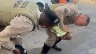 PMs realizam manobra de Heimlich e salvam bebê em Itinga