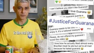 Prefeito de Londres muda de ideia e elogia Guaraná após nova experiência