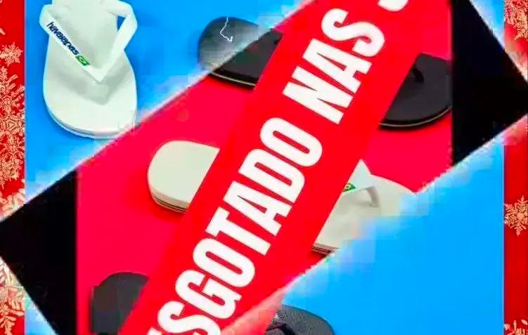 Promoção polêmica de chinelos Havaianas levanta debate nas redes sociais